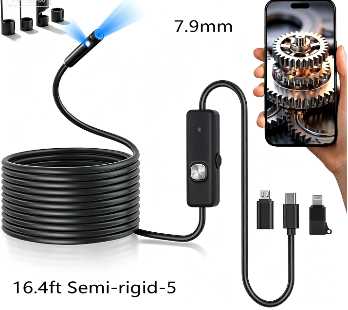 HD Borescope Endoscope Camera | iPhone & Android