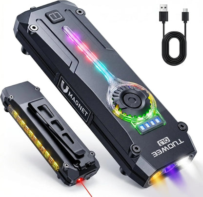 TUOWEE QL3 EDC Flashlight | 1800 Lumens & UV