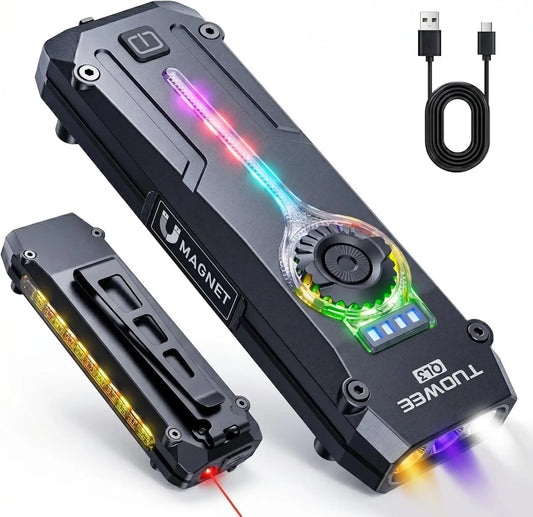 TUOWEE QL3 EDC Flashlight | 1800 Lumens & UV