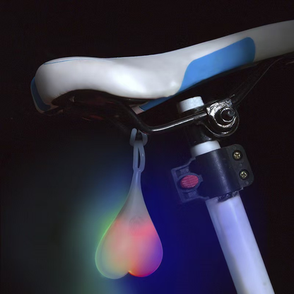 Heart-Shaped LED Light with Silicone Clip