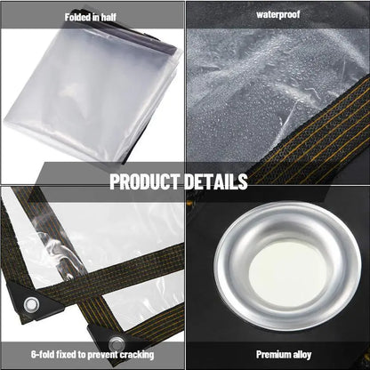 Waterproof Clear Tarp with Grommets