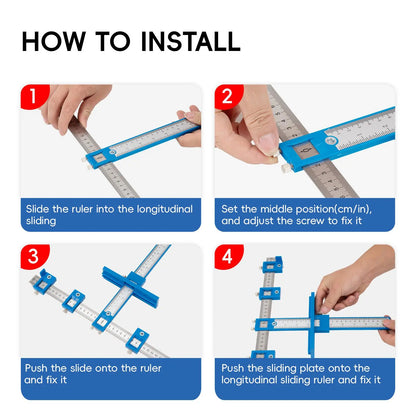 Cabinet Hardware Jig | Precision Handle & Knob Template