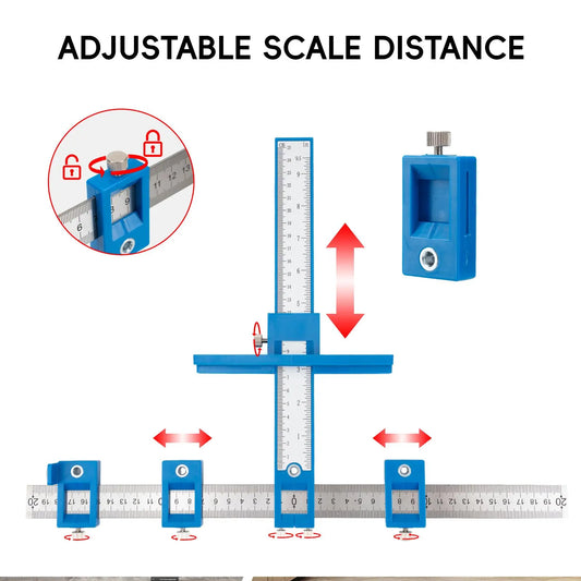 Cabinet Hardware Jig | Precision Handle & Knob Template