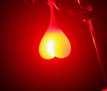 Heart-Shaped LED Light with Silicone Clip